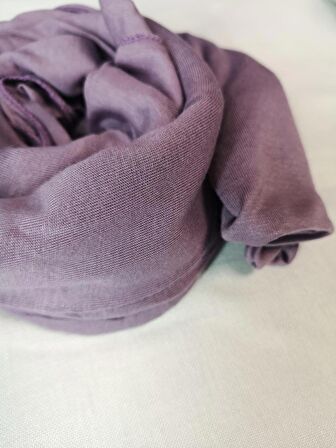 NEOWEAR 100%100 Pamuk Tesettür Penye Şal Lila