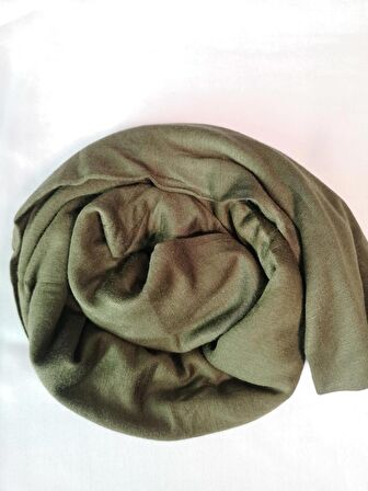 NEOWEAR 100%100 Pamuk Tesettür Penye Şal Netfi Yeşili