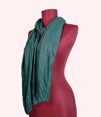 NEOWEAR 100%100 Pamuk Tesettür Penye Şal Petrol Mavisi