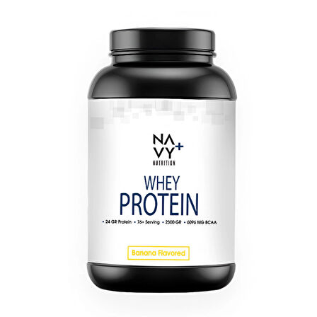 Navy Plus Nutrition 2300 Gr Whey Protein Tozu