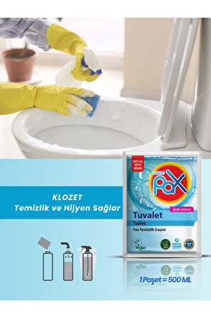 8 ADET KLOZET & TUVALET TOZ DETERJAN (ULTRA KONSANTRE)