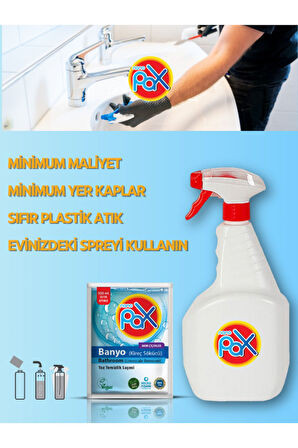 4 ADET BANYO TEMİZLİK (KİREÇ ÇÖZÜCÜ) TOZ DETERJAN (ULTRA KONSANTRE)