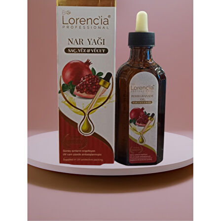  Lorencia Nar Yağı - Saç, Yüz, Vücut 100 ml 