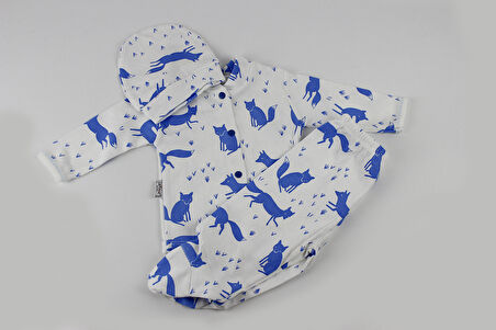 Mavi Tilkili 3'Lü Takım