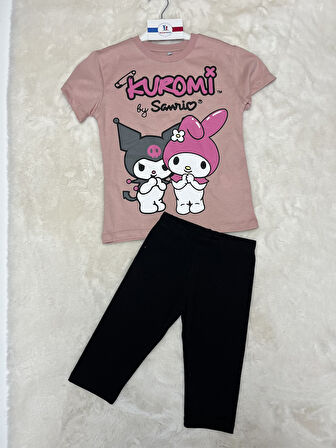 Kuromi Uzun Taytlı Kısakollu Takım