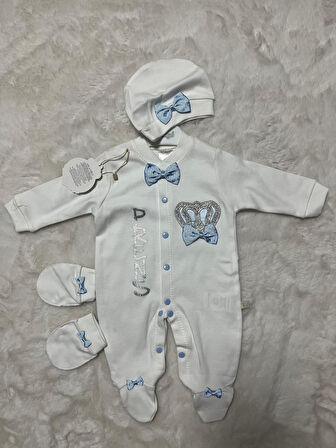 Prens Yazılı Noktalı Tulum