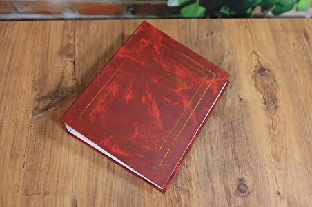 NRCN 10x15 cm 200’lük Ciltbezli Deluxe Fotoğraf Albümü (Bordo)