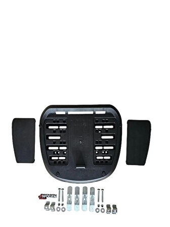  WOGEN 52 LT. MOTORSİKLET ARKA ÇANTA**SIRT DAYAMA PEDİ** NARDO GRİ