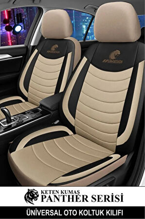 Toyota Alphard I (facelift 2005) 2.4 I (159hp) 2008 PANTHER Serisi UYUMLU KETEN OTO KOLTUK KILIFI BEJ