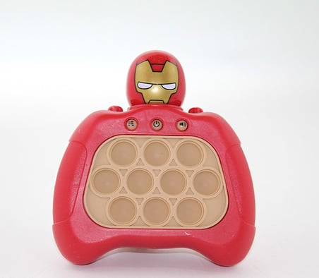 Premium Mini Eğlence Günlük Oyun Popit Işıklı Müzikli Iron Men Pop-İt