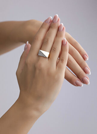 Nar-in Altın Mücevherat Tasarım Altın Yüzük 021