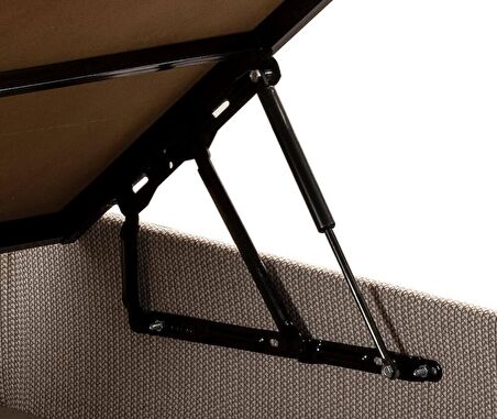 Luna Baza ve Başlık Seti - 200x200 cm Çift Kişilik Sandıklı Kumaş Baza Seti