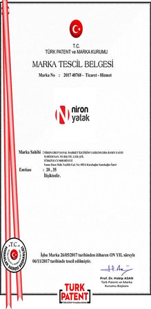 Niron Yatak Luna Ortopedik Çift Kişilik Yaylı Yatak 160 x 200 cm