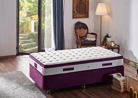 Niron Yatak Violet Full Ortopedik Pedli Tek Kişilik Yaylı Yatak 90 x 190 cm