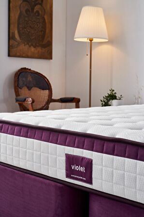 Niron Yatak Violet Full Ortopedik Pedli Tek Kişilik Yaylı Yatak 90 x 190 cm