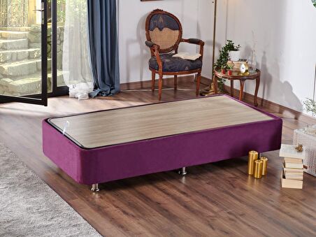 Niron Yatak Purple Tek Kişilik Mor Baza 90 x 200 cm