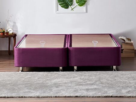 Niron Yatak Purple Çift Kişilik Mor Baza 