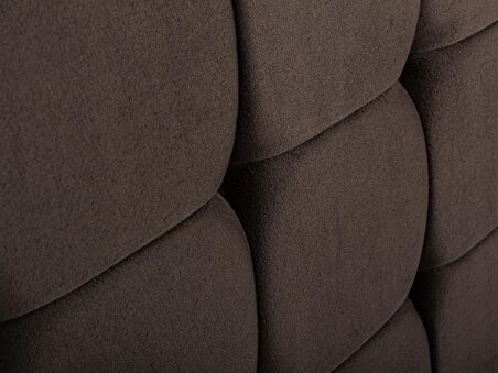 Niron Yatak Rama Çift Kişilik Füme Baza + Başlık 160 x 200 cm