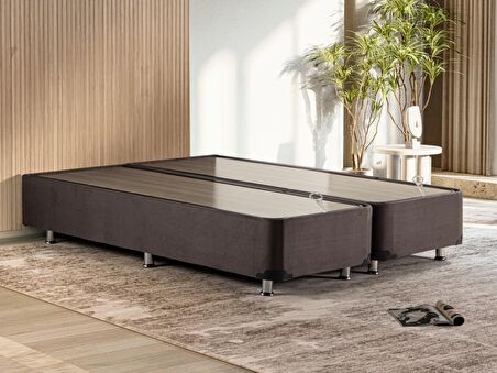 Niron Yatak Ela Çift Kişilik Füme Baza 160 x 200 cm