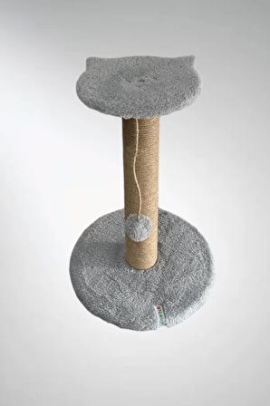 Stepli Kedi Tırmalama Tahtası Gri