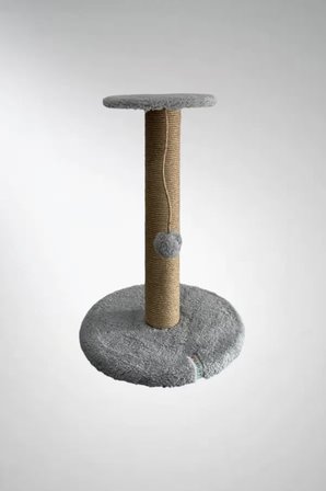 Stepli Kedi Tırmalama Tahtası Gri