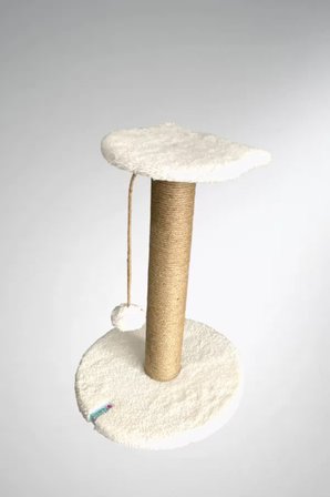 Stepli Kedi Tırmalama Tahtası Beyaz