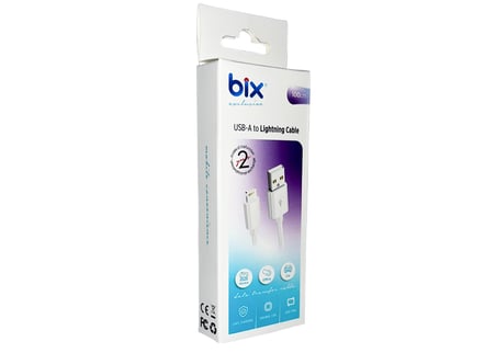 Bix BX-IP02C Lightning 1M Data Şarj Kablosu