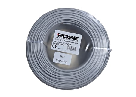 Rose CCTV-2221 2+1 0,22mm Cca Kamera Kablosu