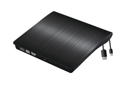 ENKADO EKD-UDVD120 USB 3.0 DVD-R/CD-R/RW HARİCİ OPTİK YAZICI + TYPE-C