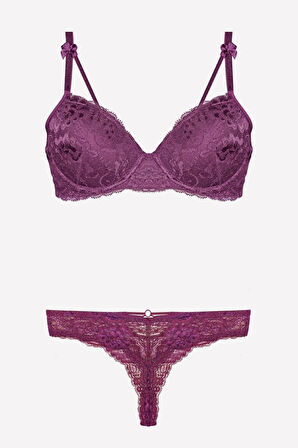 Destekli Ipli Sütyen Takım