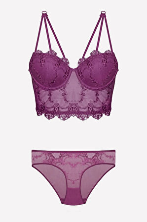 Destekli Sütyen Büstiyer Takım