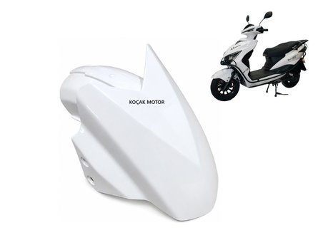 Motolüx Nirvana 50cc -AKalite- Ön Çamurluk Beyaz