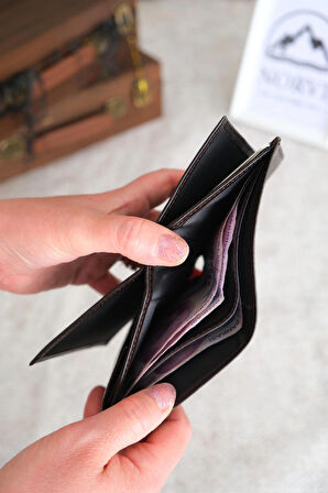 Bozuk Para Gözlü Hakiki Deri Cüzdan