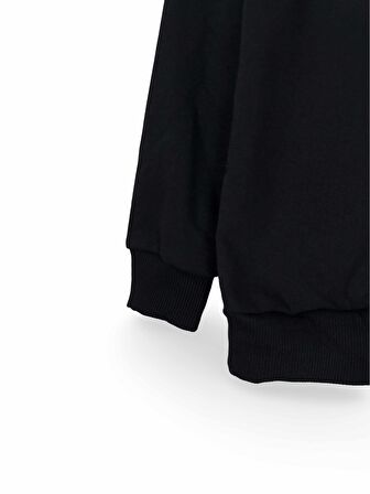 Esrarengiz Western Erkek Kovboy Baskılı Unisex Bisiklet Yaka Oversize Sweatshirt