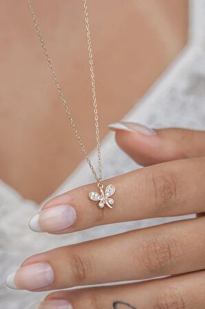 925 Ayar Gümüş Rose Minik Yusufcuk Kolye