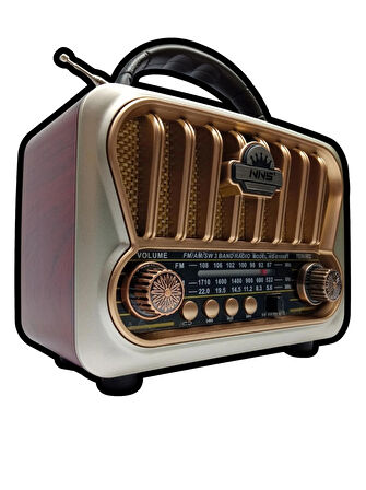 MN6 NS-09 Nostaljik Radyo/tws Destekli/nostaljik Ahşap Radyo,18650 Li-pil,nostalji Radyo