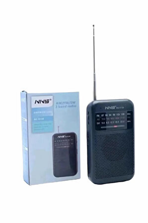 NNS NS-8138 Fm Am SW 3 Bandlı El Tipi Taşınabilir Cep Radyosu