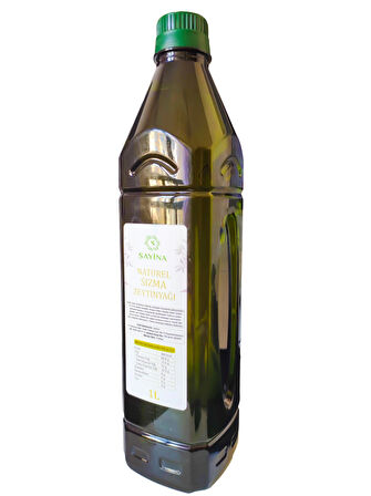 Salatalar ve Mezeler İçin Naturel Sızma Soğuk Sıkım Zeytinyağı 1 Litre