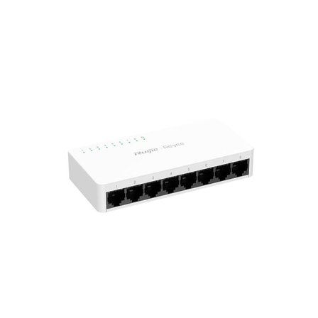 RUIJIE REYEE RG-ES08G-L 8 PORT GIGABIT TAK CALIŞTIR PLASTİK KASA SWITCH
