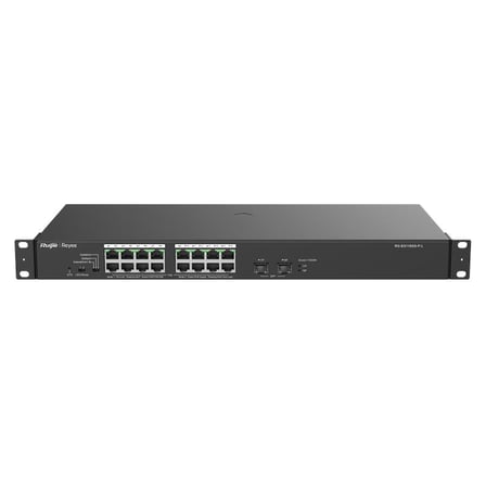RUIJIE REYEE RG-ES118GS-P-L 16 PORT GIGABIT + 2 PORT 1GB SFP 247W POE RACKMOUNT SWITCH