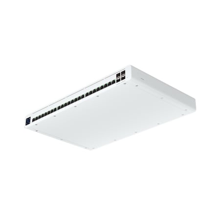 UBIQUITI UISP-S-PRO 16 PORT 27V PASİF POE+8 PORT GB RJ45+4X10GB SFP+ UPLINK 220W POE L2 YÖNETİLEBİLİR SWITCH