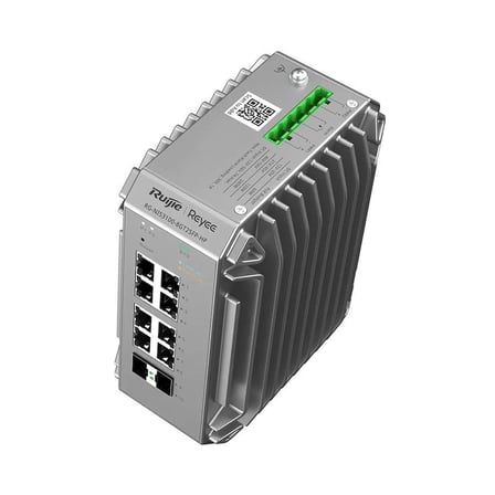 RUIJIE REYEE RG-NIS3100-8GT2SFP-HP 8 PORT GIGABIT +2X1GB SFP ENDUSTRIYEL 240W POE SWITCH