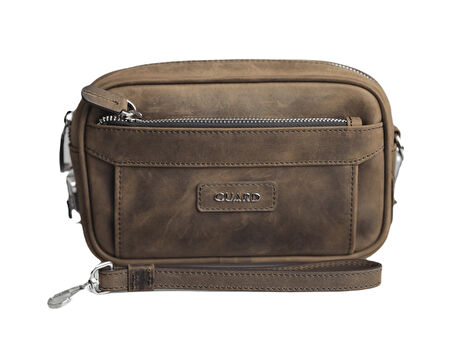 Guard Kahve Crazy Hakiki Deri Şifreli El Çantası