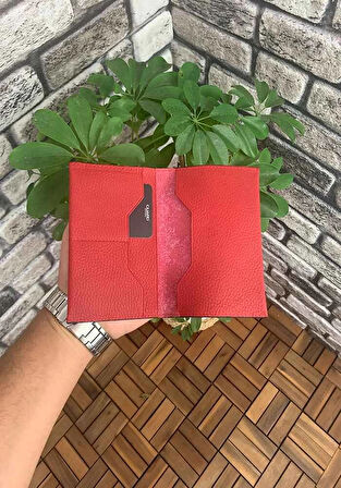 Guard Kırmızı Pasaport Kılıfı