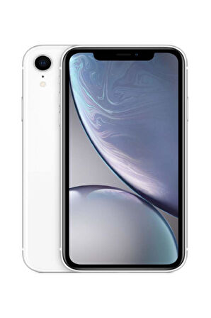 Yenilenmiş Apple iPhone XR 64GB Beyaz  CGrade (12 AY GARANTİLİ - YETKİLİ YENİLEME MERKEZİ NSMART)