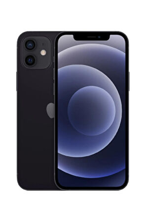 Yenilenmiş Apple iPhone 12 256GB Siyah BGrade (12 AY GARANTİLİ - YETKİLİ YENİLEME MERKEZİ NSMART)