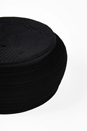 Namaz Sarığı - Siyah Kumaş - Siyah Takke - Yuvarlak Sarım - Nâli Şerif - 5 metre