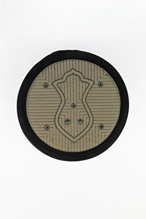 Namaz Sarığı-Siyah Kumaş-Yeşil Takke-Düz Sarım-Nâli Şerif-5 metre