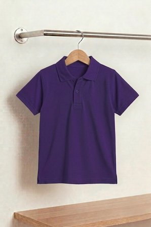 Unisex Çocuk Polo Yaka Kısa Kollu Lakost Tişört Okula Dönüş