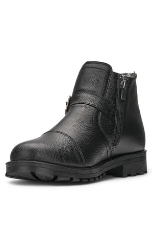 Günlük Erkek Bot Bağcıklı Toka Detaylı Tırtık Taban Outdoor Ayakkabı 01